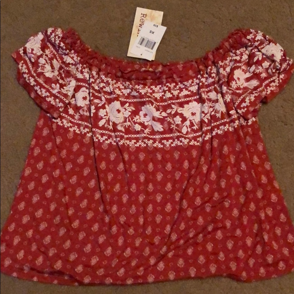 Rewind- off shoulder top